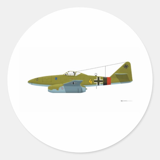 Adesivo Messerschmitt Me-262 Swallow (Frente)