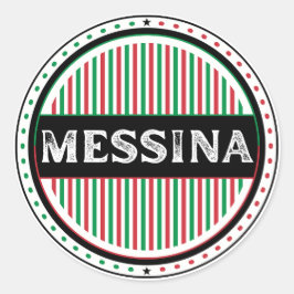 Adesivo Messina City Pride Emblem – Italian Identity