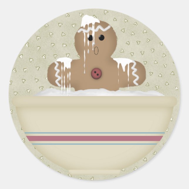 Adesivo Messy Gingercake Man Sticker (Frente)
