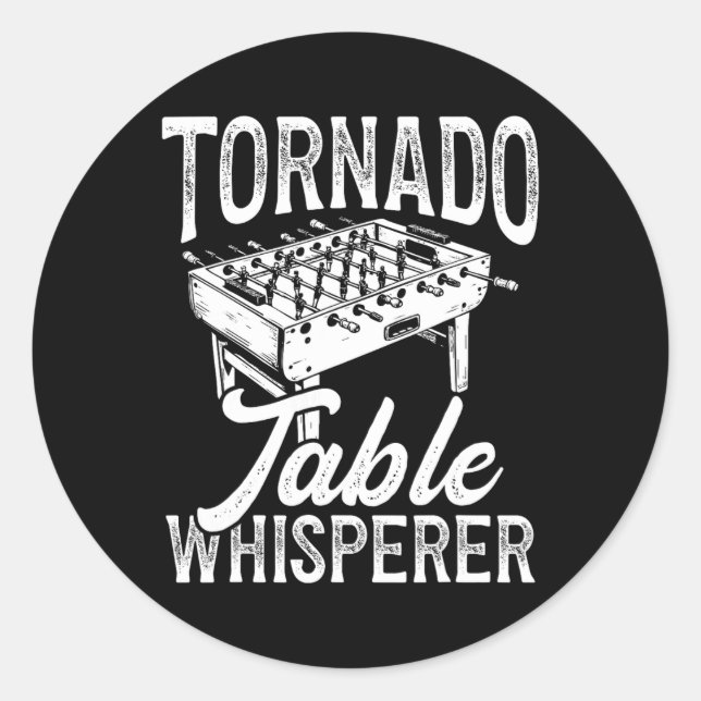 Adesivo Mestre da Mesa de Tornado Foosll  (Frente)