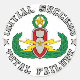 Adesivo Mestre do EOD na cor ISTF