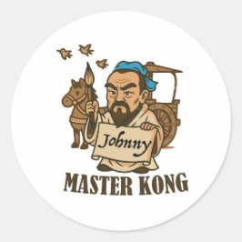 Adesivo Mestre Kong Escreve Johnny – Sabedoria Antiga, Mod