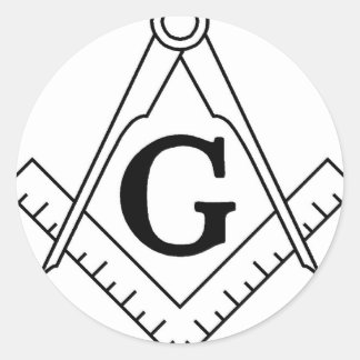 Adesivo Mestre Mason Square e Compass