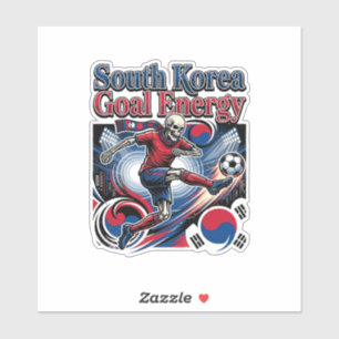 Adesivo Meta de Energia Esqueleto de Ataque da Coreia do S