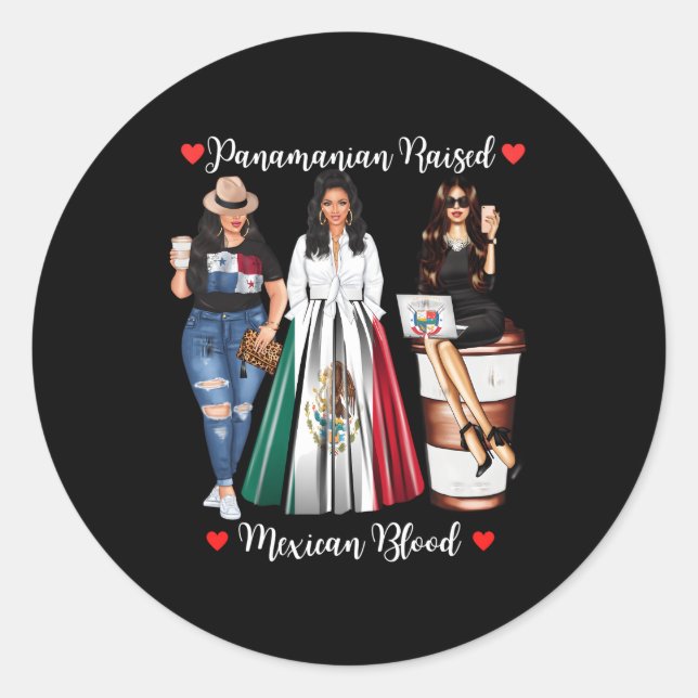 Adesivo Metade Do Panamá, Meio Mexicano, Levantou Bandeira (Frente)