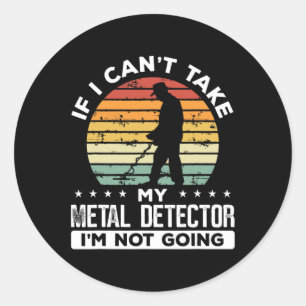 Adesivo Metais Detectores De Vintage Treasure Hunter Metal