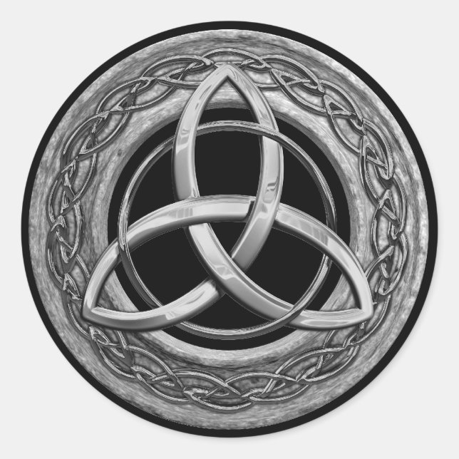 Adesivo Metal Celtic Trinity Knot (Frente)