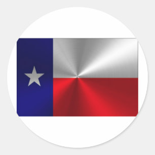 Adesivo Metal escovado bandeira de Texas