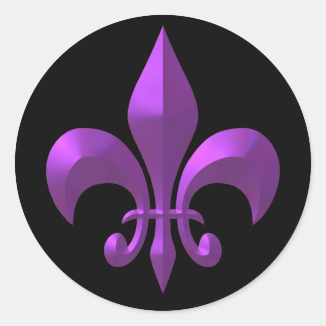 Adesivo Metálico roxo (Frente)