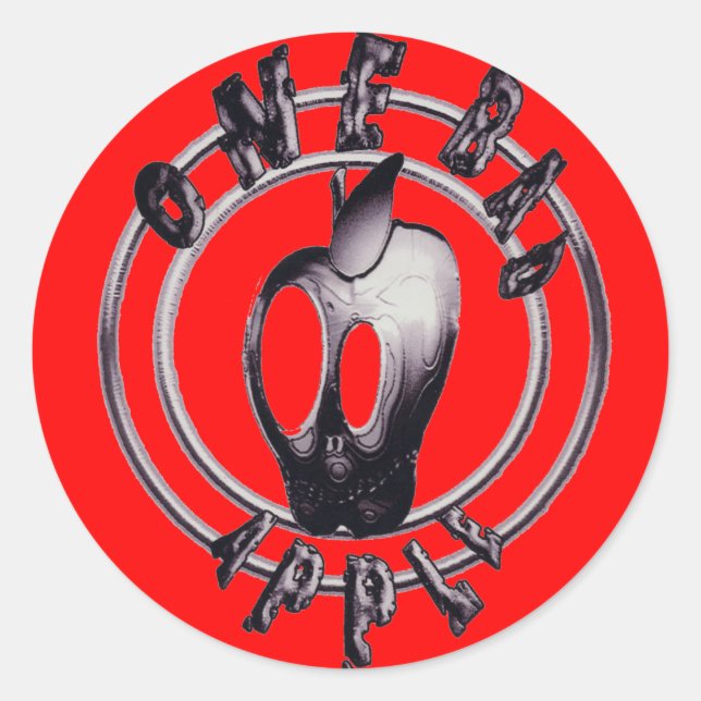 Adesivo Metallicappleskull_trans - Personalizado (Frente)