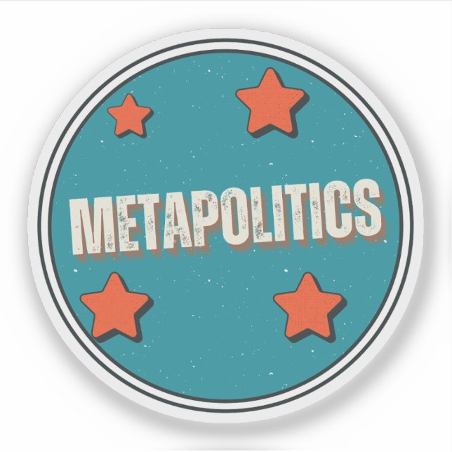 Adesivo Metapolítica (Frente)