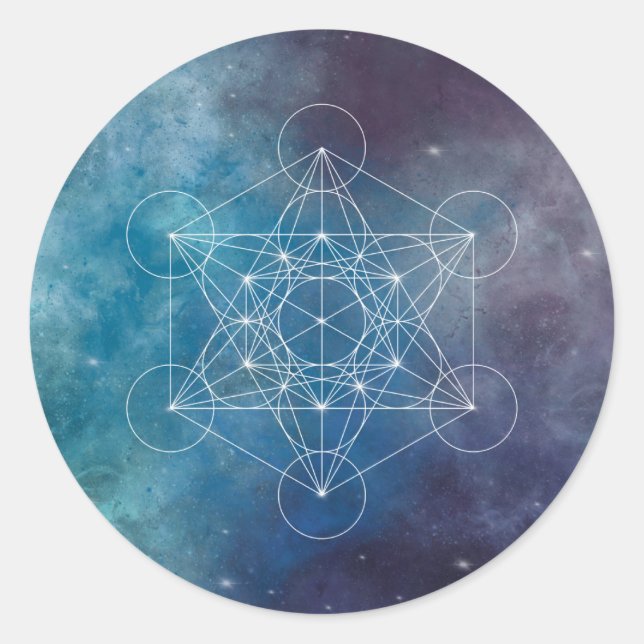 Adesivo Metatron, chakra,zen,geométrico sagrado, anjo (Frente)