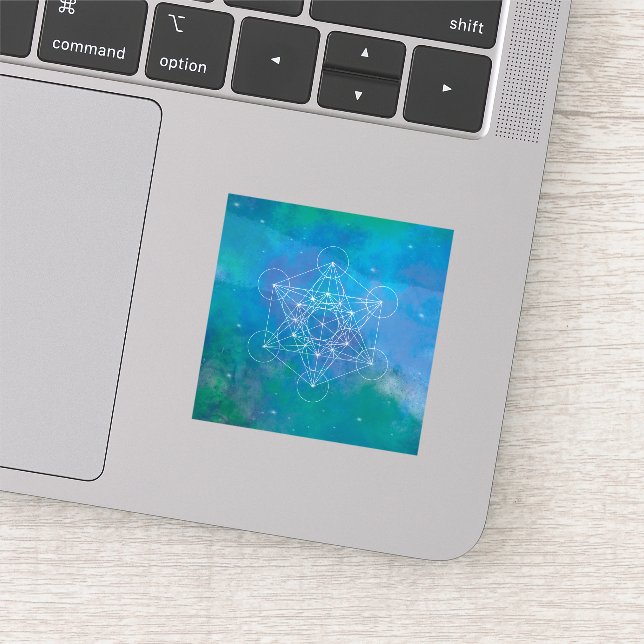 Adesivo Metatron’s Cube Sacred Geometry (Detalhe)