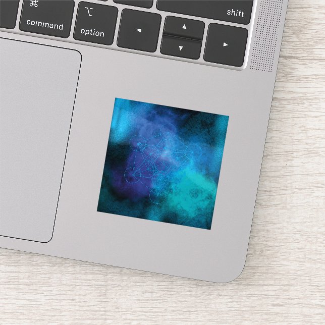 Adesivo Metatron’s Cube Sacred Geometry (Detalhe)