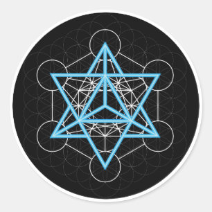 Adesivo Metatrons dice - Merkaba
