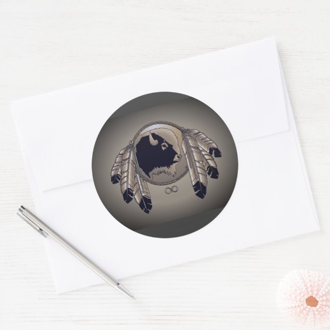Adesivo Metis Art Stickers Nativos Buffalo (Envelope)
