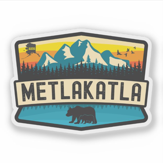 Adesivo Metlakatla, Alasca (Frente)