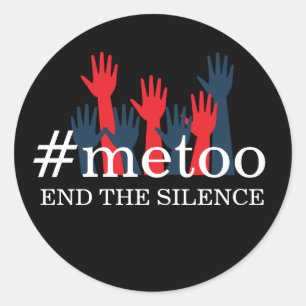 ADESIVO METOO  PÔR TERMO À MARCHA DAS MULHERES SILÊNCIA