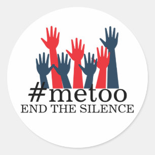 ADESIVO METOO  PÔR TERMO À MARCHA DAS MULHERES SILÊNCIA
