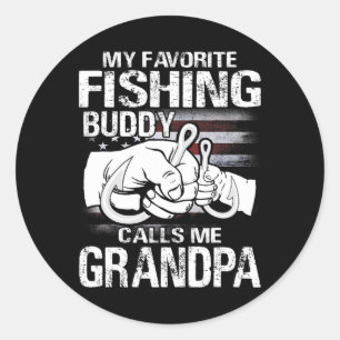 Adesivo Meu Amigo de Pesca Favorito Me Chama de Vovô