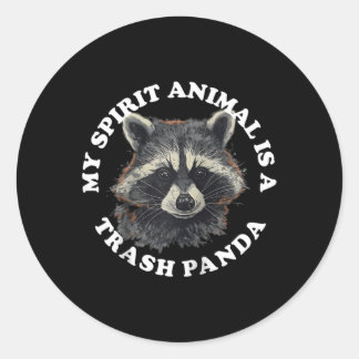 Adesivo Meu Animal Espírito É Um Lixo Panda Baseball