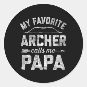Adesivo Meu Arqueiro Favorito Me Chama De Papá Archery Pad