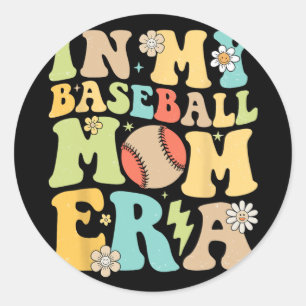 Adesivo Meu Baseball Mãe Era Engraçado Beisebol Mamãe Mãe 