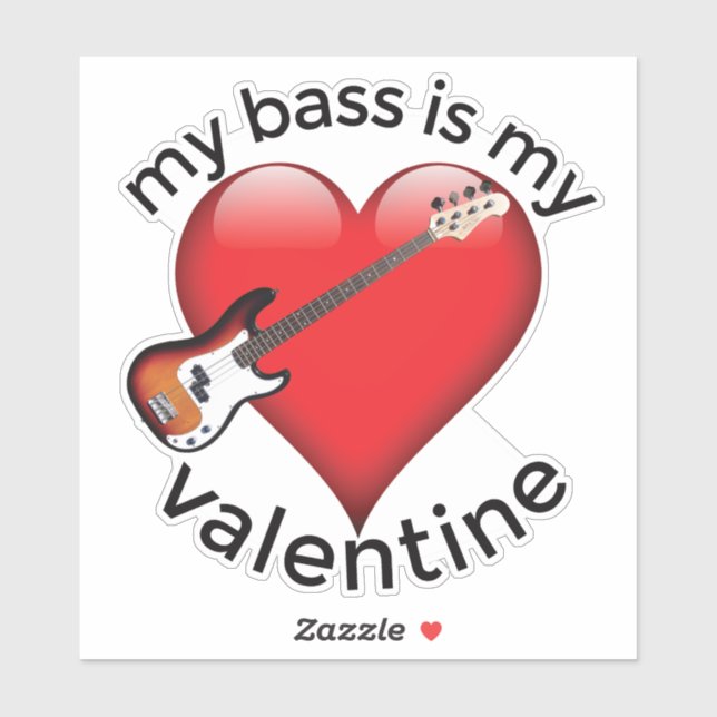 Adesivo Meu Bass é meu Namorados (Folha)