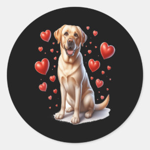 Adesivo Meu Cachorro Labrador Amarelo É Meu Coração de Val