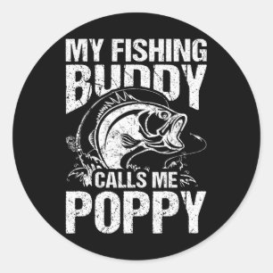 Adesivo Meu Camarada De Pesca Me Chama Poppy Dia de os pai