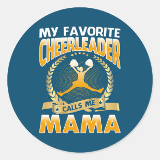 Adesivo Meu Cheerleader Favorito Me Chama Mamãe