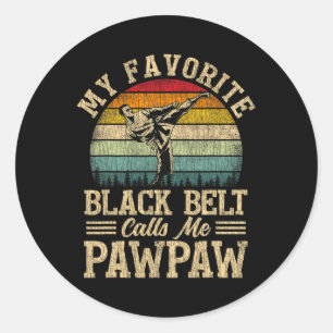 Adesivo Meu Cinturão Preto Favorito Me Chama De Pawpaw Pai