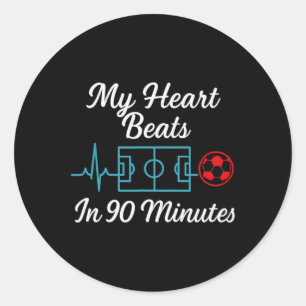 Adesivo Meu Coração Bate Em 90 Minutos Camiseta De Fã De F