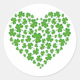 Adesivo Meu coração irlandês