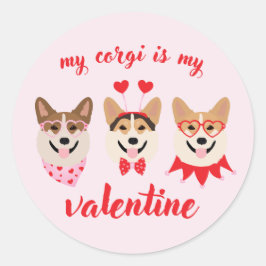 Adesivo Meu Corgi É Meu Namorados