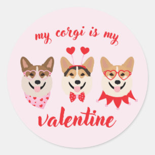 Adesivo Meu Corgi É Meu Namorados