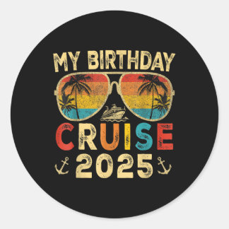 Adesivo Meu Cruise de Aniversário do Partido Cruise 2025, 