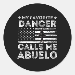 Adesivo Meu Dançarino Favorito Me Chama Abuelo Dance Balé