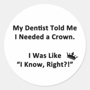 Adesivo Meu dentista disse-me