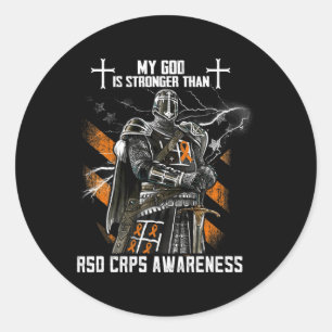 Adesivo Meu Deus É Mais Forte Do Que A Consciência Do Rsd