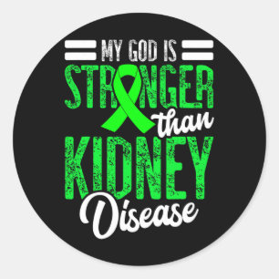 Adesivo Meu Deus É Mais Forte Do Que Doença Renal Para Um