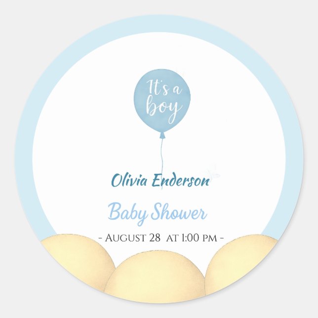 Adesivo Meu Deus! O bebê do balão está vencido (Frente)