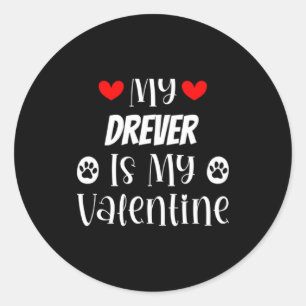 Adesivo Meu Drever É Meu Namorado Camiseta Dia Dos Namorad