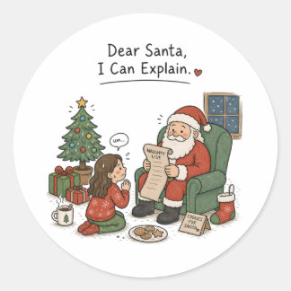 Adesivo Meu Enfeite de Natal é um Trabalho em Andamento D