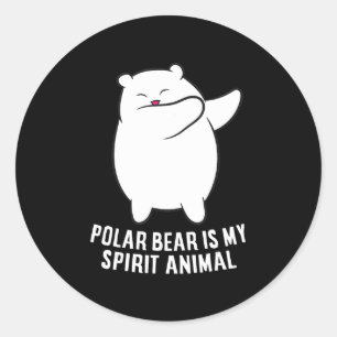 Adesivo Meu Espírito Urso Polar De Urso Polar Bonito Mais