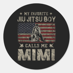 Adesivo Meu filho favorito Jiu Jitsu me chama de D da mãe 