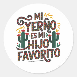 Adesivo Meu genro é filho favorito