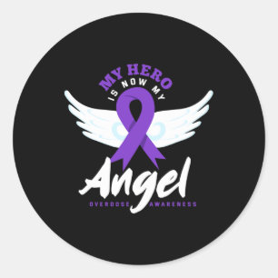 Adesivo Meu Herói Agora É Meu Anjo Acabar Com Sobredosagem
