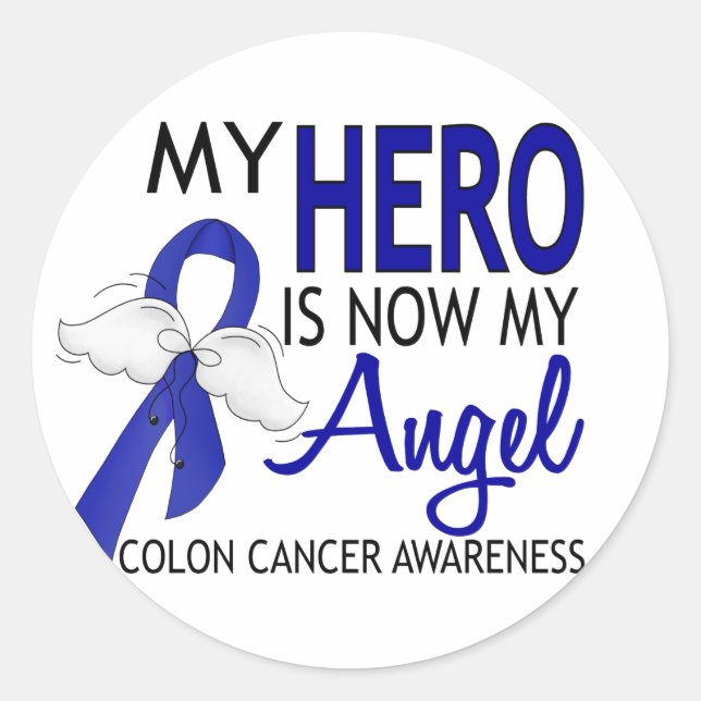 Adesivo Meu Herói É Meu Cancer Angel Colon (Frente)
