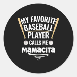 Adesivo Meu Jogador De Beisebol Favorito Me Chama Mamacita